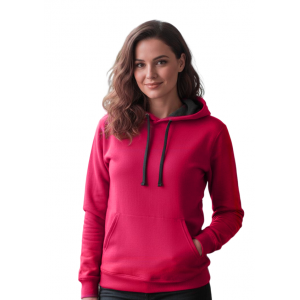 Φούτερ 703 με δίχρωμη κουκούλα